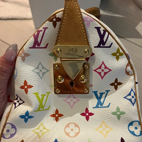 COPY - Louis Vuitton Multicolore Monogram Bag Takashi Murakami edition Speedy 3… - Picture 6 of 14